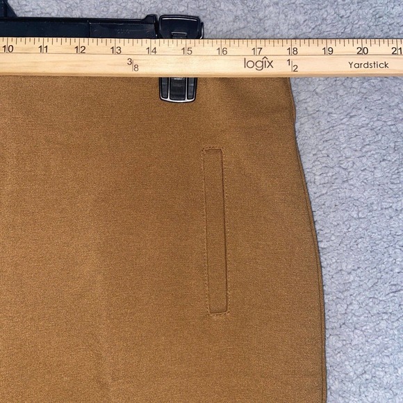 Chico's Pants Womens 2.5 Brown Flat Front Slash Pockets Straight Casual Career - Picture 12 of 15